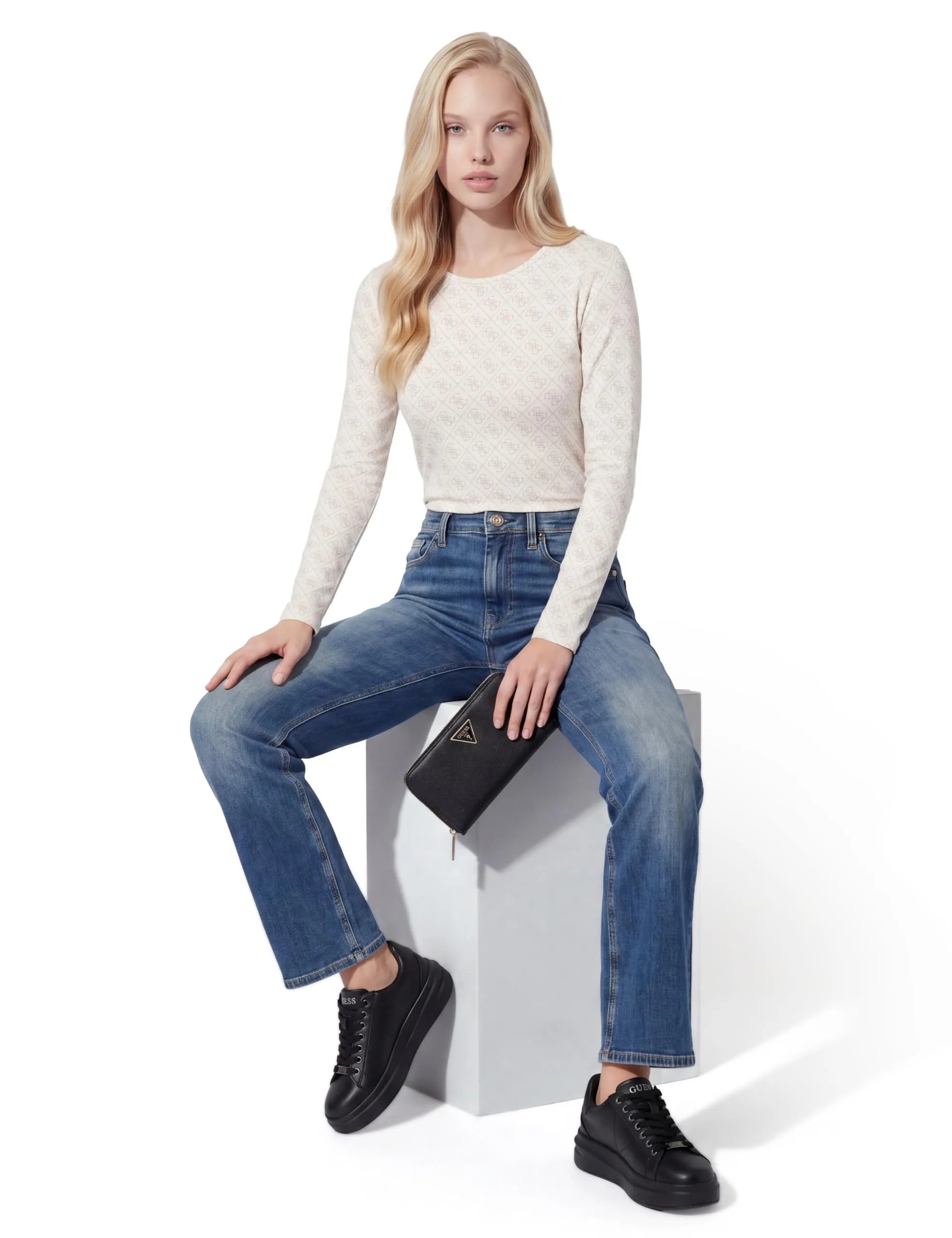 Guess Laurel II - Portafoglio Donna Grande con Zip - immagine 7