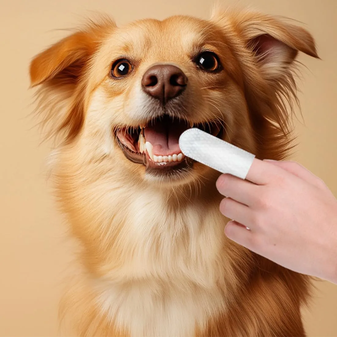 WeddHuis 50 Pezzi Salviette Dita Monouso per Pulizia Dentale di Animali Domestici - Per Gatti e Cani, Pulizia Delicata Senza Spazzolino per Denti Sani - immagine 5