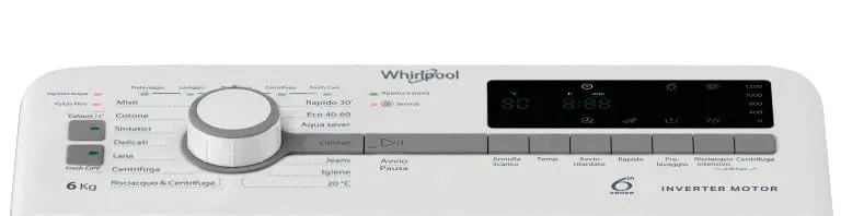 Whirlpool TDLR 6251BS IT/1 – Lavatrice 6 Kg Carica dall’Alto Slim - immagine 3