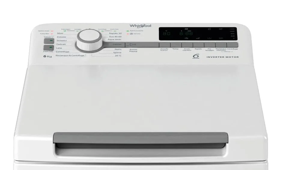 Whirlpool TDLR 6251BS IT/1 – Lavatrice 6 Kg Carica dall’Alto Slim - immagine 7