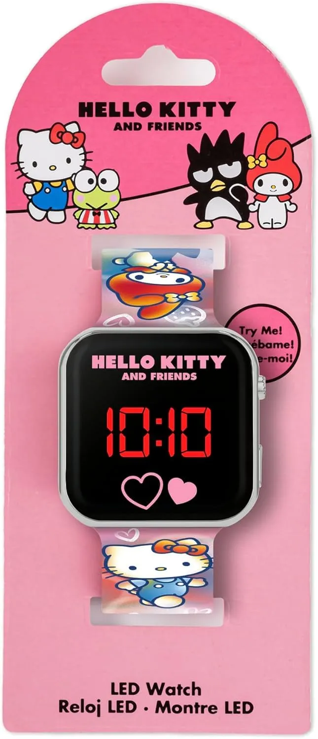 Hello Kitty and Friends Orologio Bambina LED Digitale Cinturino Silicone - immagine 5