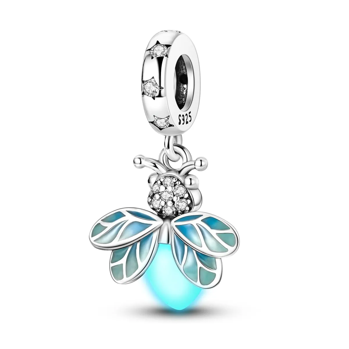 XWN Ciondolo Argento Sterling 925 con Cubic Zirconia Pendenti per Pandora Braccialetti, Compatibile con Braccialetti e Collane europei, perfetto Regali per Moglie e Ragazze - immagine 1