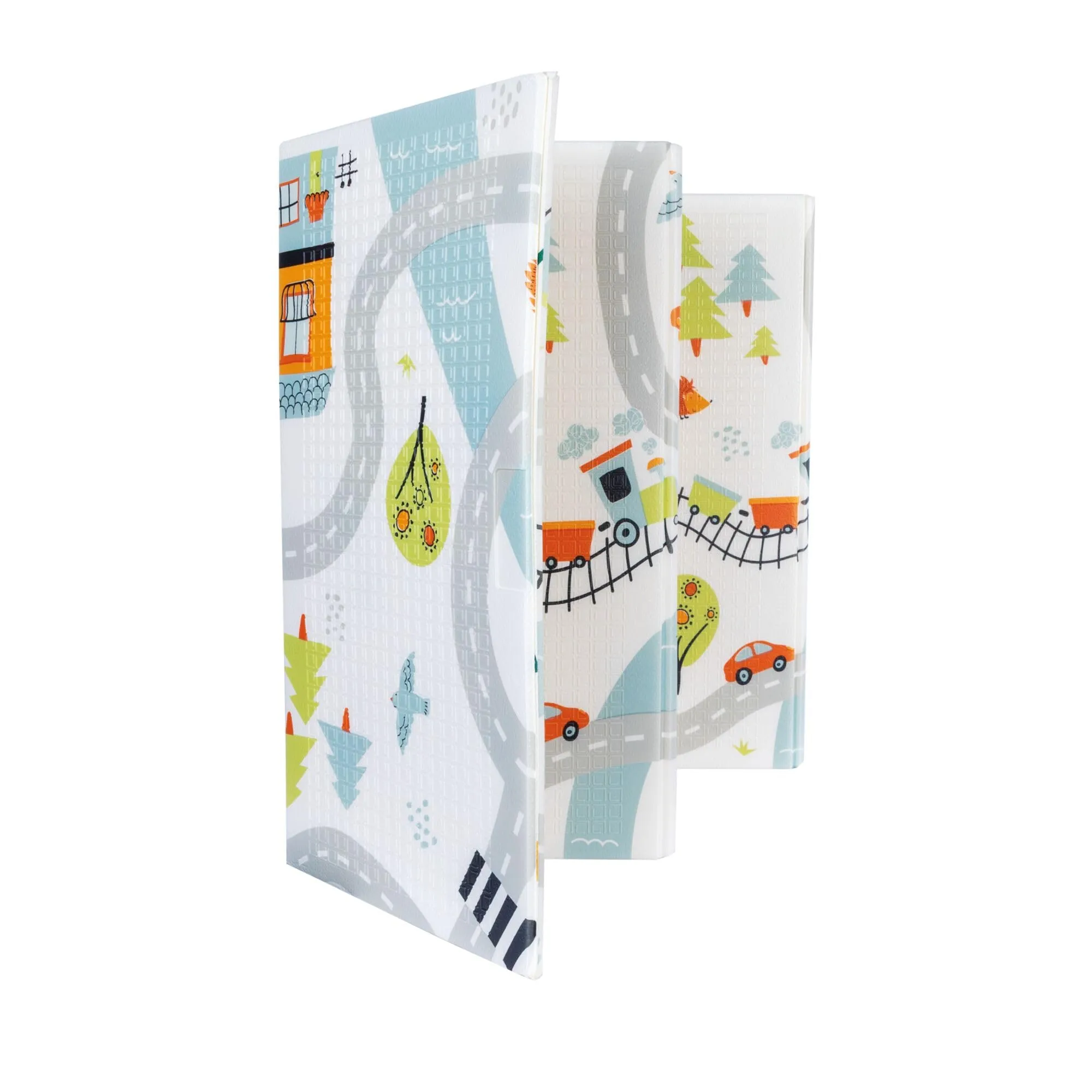 Nuby Tappeto Gioco Bambini Pieghevole Double Face, 150x200cm, 0M+, Strada - immagine 6