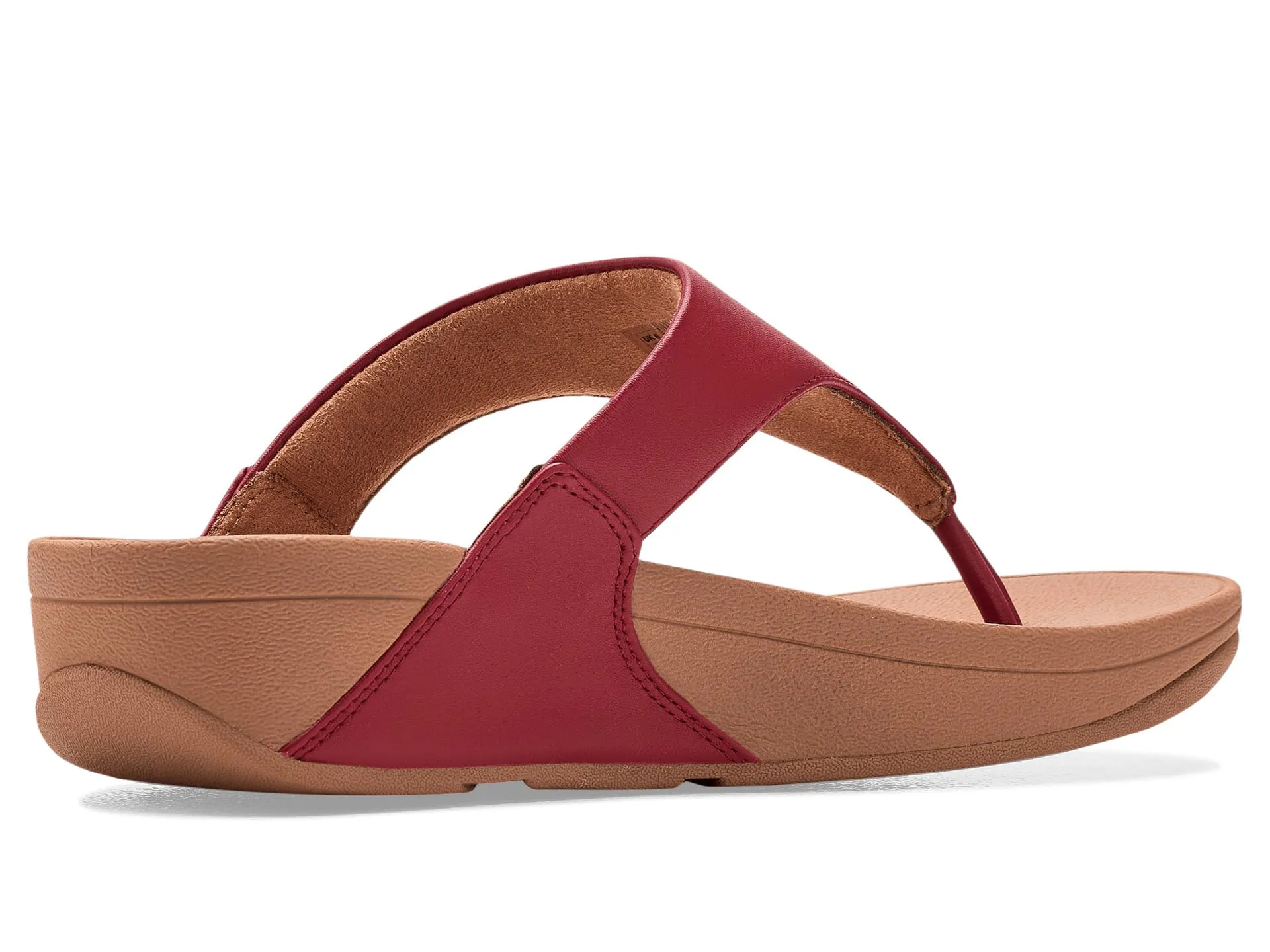 Fitflop Lulu Leather Toepost, Sandali Donna, Bacche Bruciate, 41 EU - immagine 4