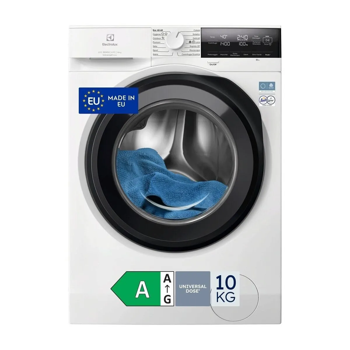 Electrolux EW6F310V Lavatrice Carica Frontale 10 kg SensiCare Serie 600 - immagine 1