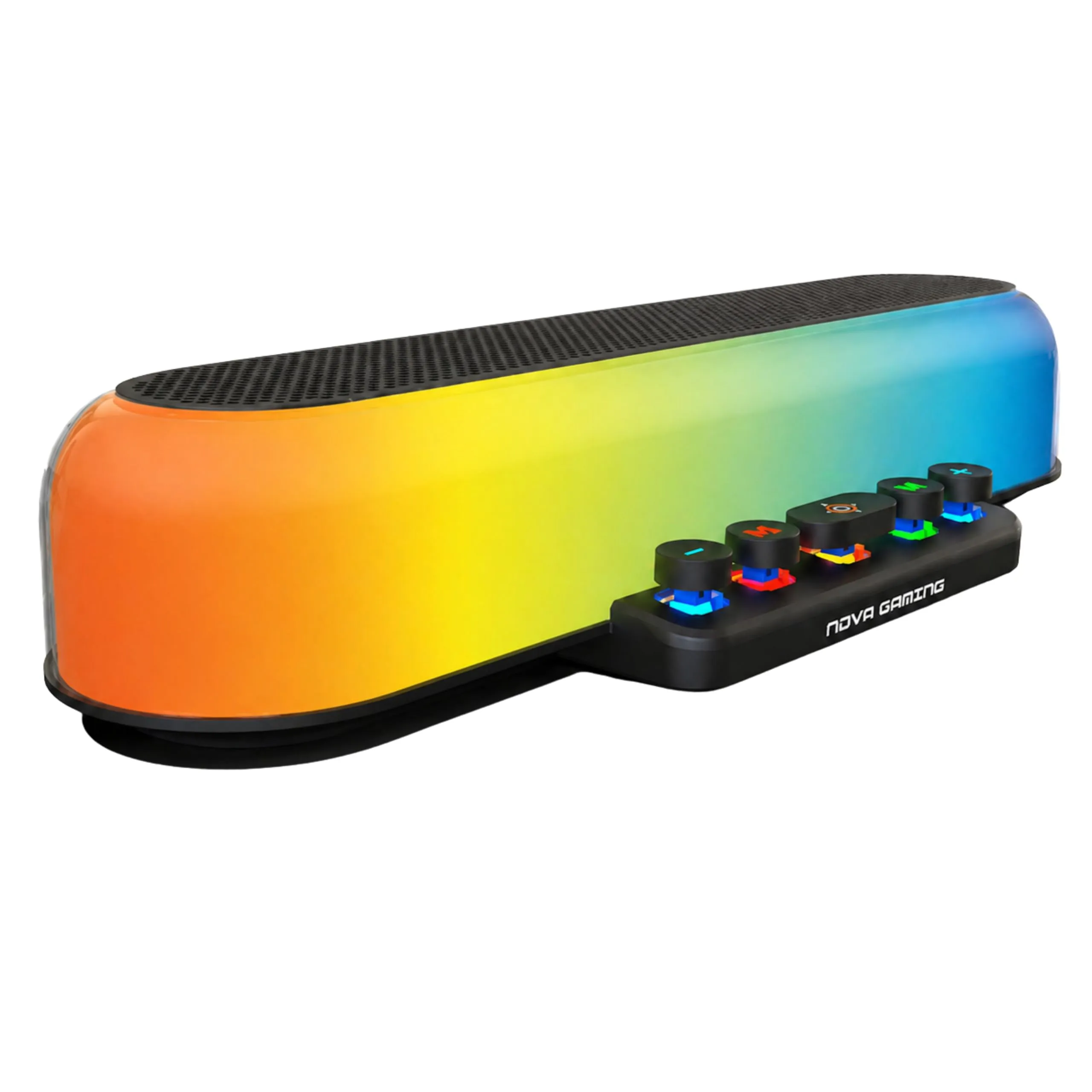Nova Gaming URSAE - Barra di Suono Gaming RGB Bluetooth 5.3 - Altoparlante PC Stereo 10W, Suono Potente, Design Compatto - Connessione USB/Jack/Micro-SD - PC, Console, Smartphone, Senza Fili - immagine 1