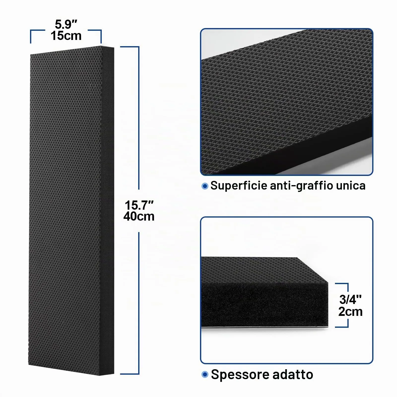 Spurtar Protezione Parete Garage Protezioni Porte Auto Garage Schiuma EVA - immagine 7