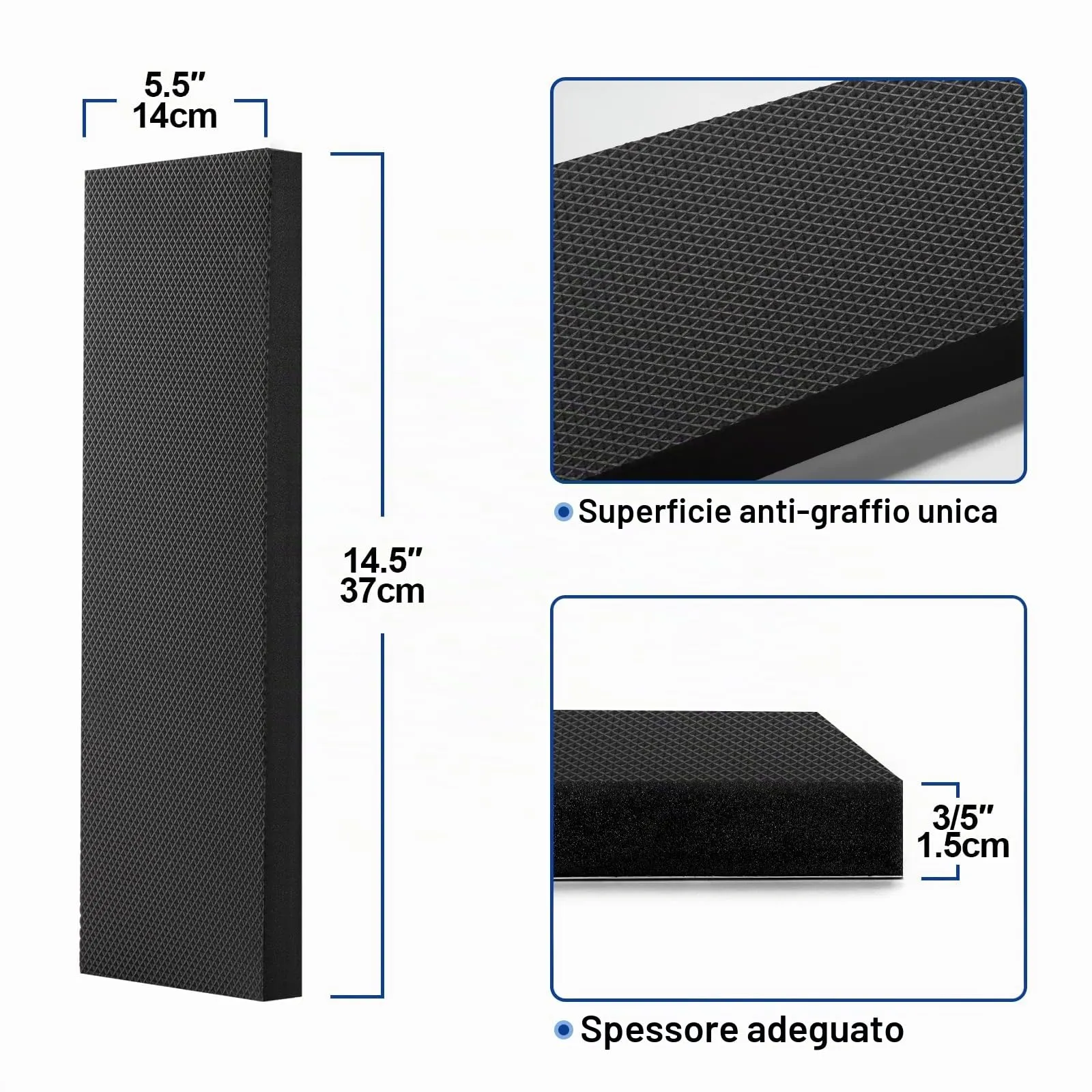 Spurtar Protezione Parete Garage Protezioni Porte Auto Garage Schiuma EVA - immagine 7