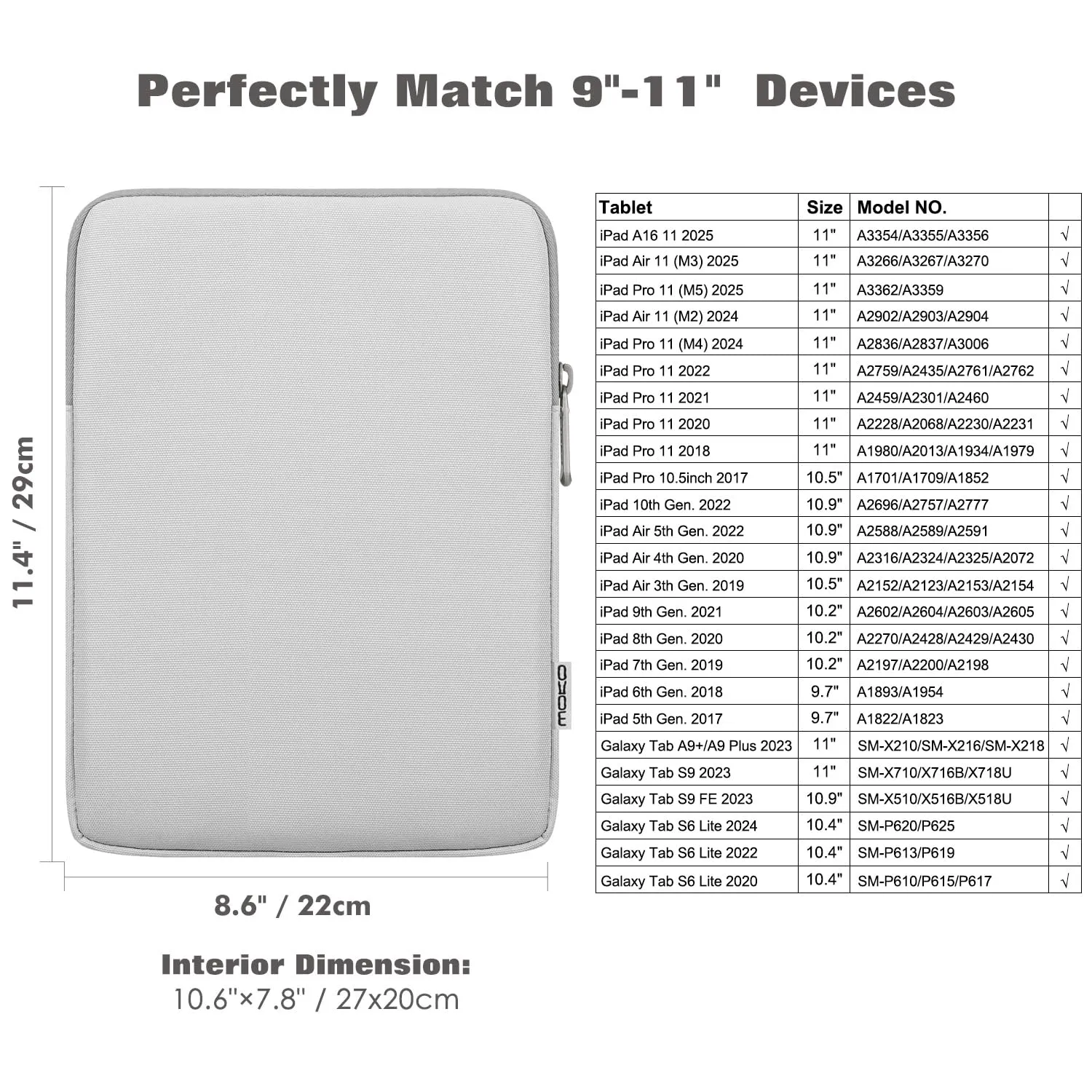 MoKo Borsa per tablet 9-11 pollici con maniglia - immagine 2