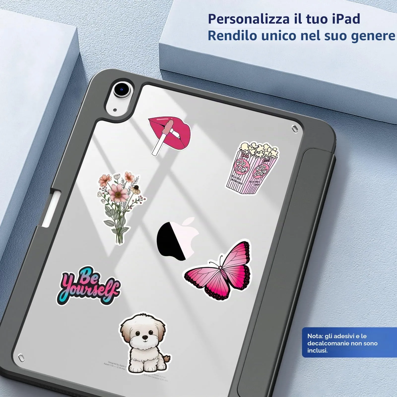 TiMOVO Cover per iPad A16 11. Gen 11"&10. Gen 10,9", Grigio Siderale - immagine 6