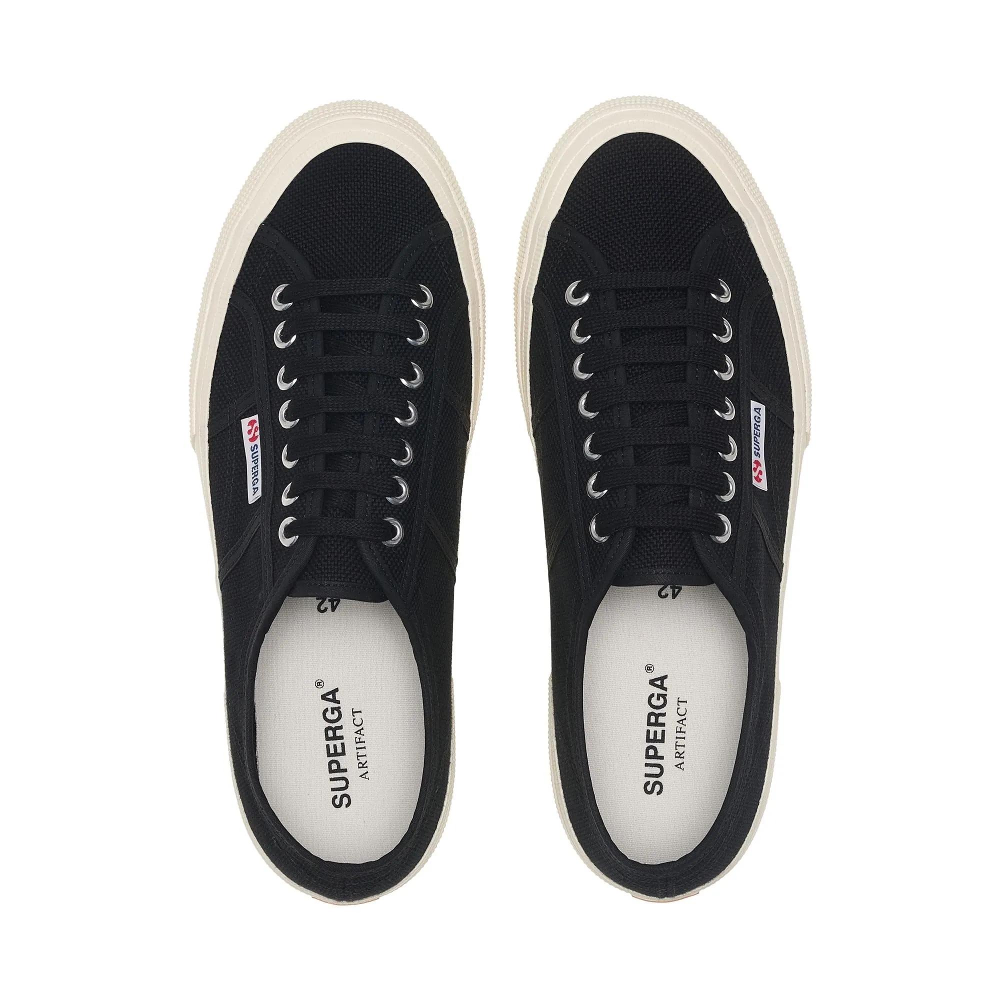 SUPERGA - Sneakers, Uomo Donna, Nero, Cotone, Casual, 2750 Og, Taglia: 40 - immagine 5