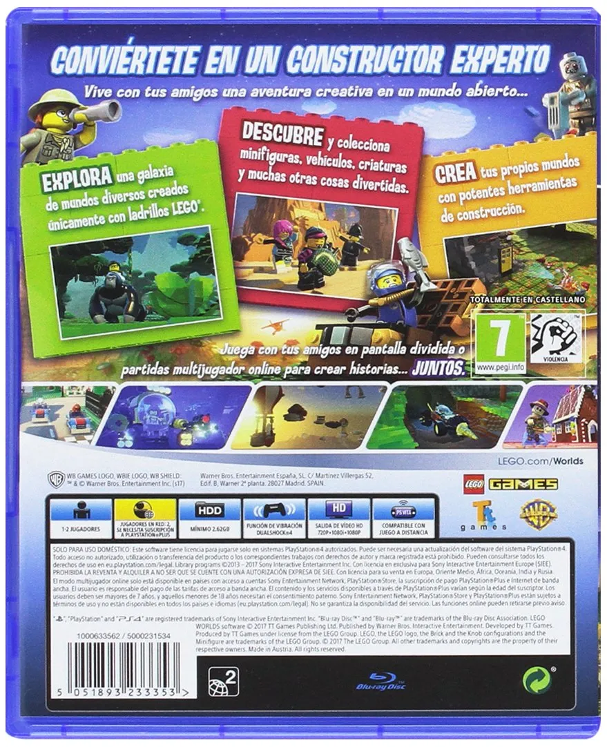 LEGO Worlds - Edición Estándar - PlayStation 4 [Edizione: Spagna] - immagine 2