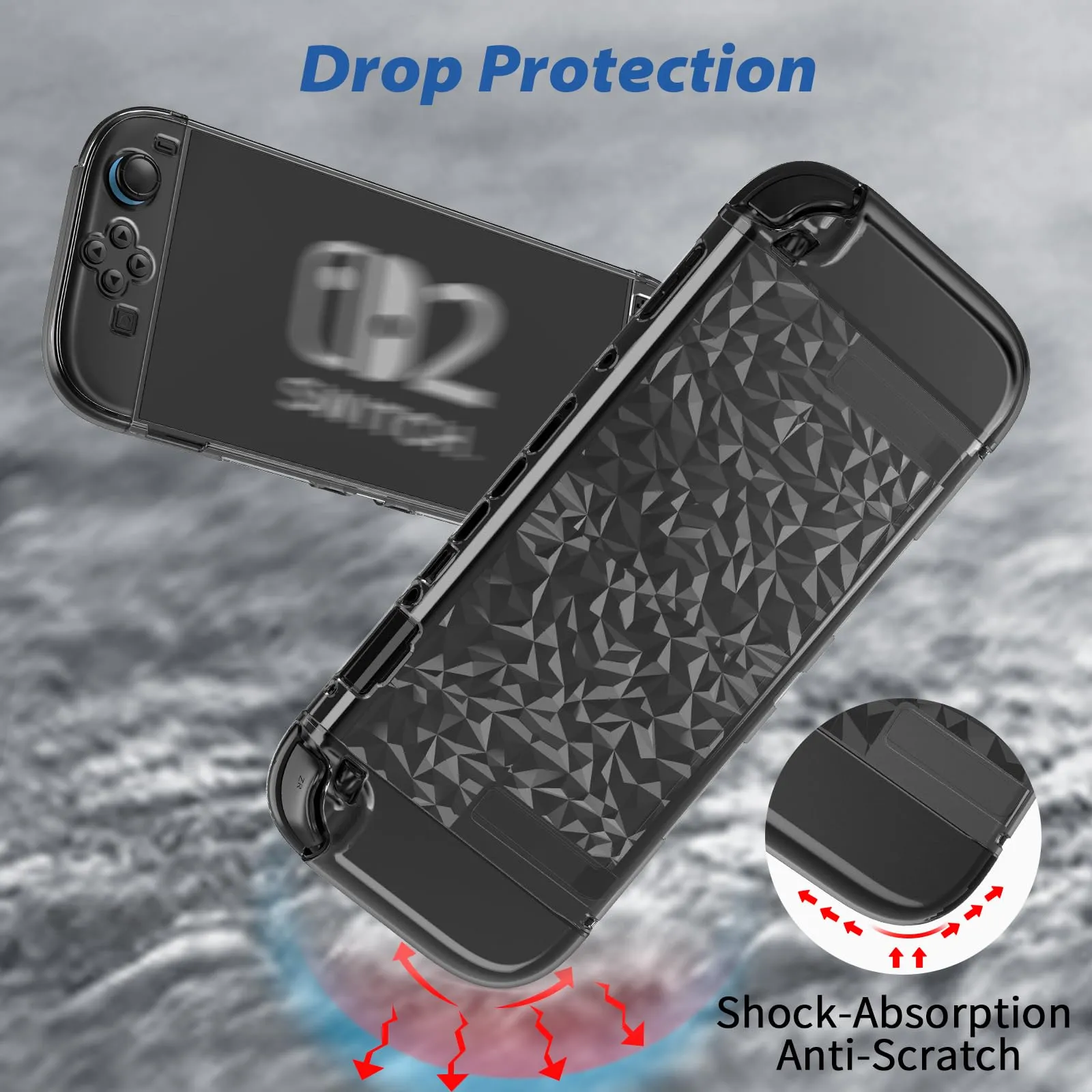 HEYSTOP Custodia per Nintendo Switch 2,Cover Protettiva Divisibile Dockable - immagine 3