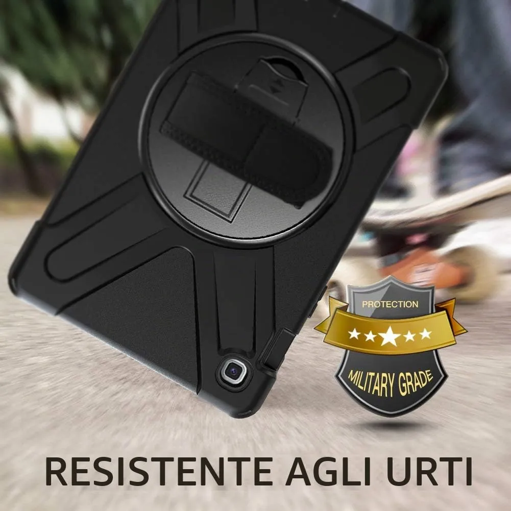 Gerutek Cover per Samsung Galaxy Tab S5e 10.5 Pollici 2019, Nero - immagine 3