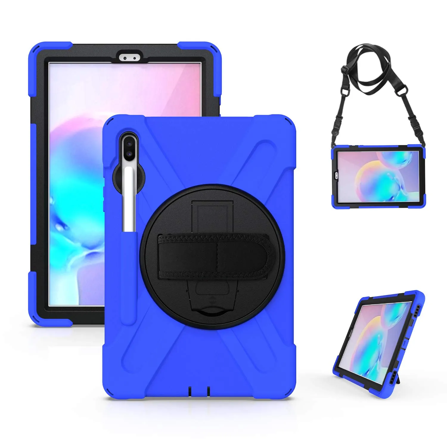 Gerutek Cover per Samsung Galaxy Tab S6 10,5 Pollici 2019, Blu - immagine 1