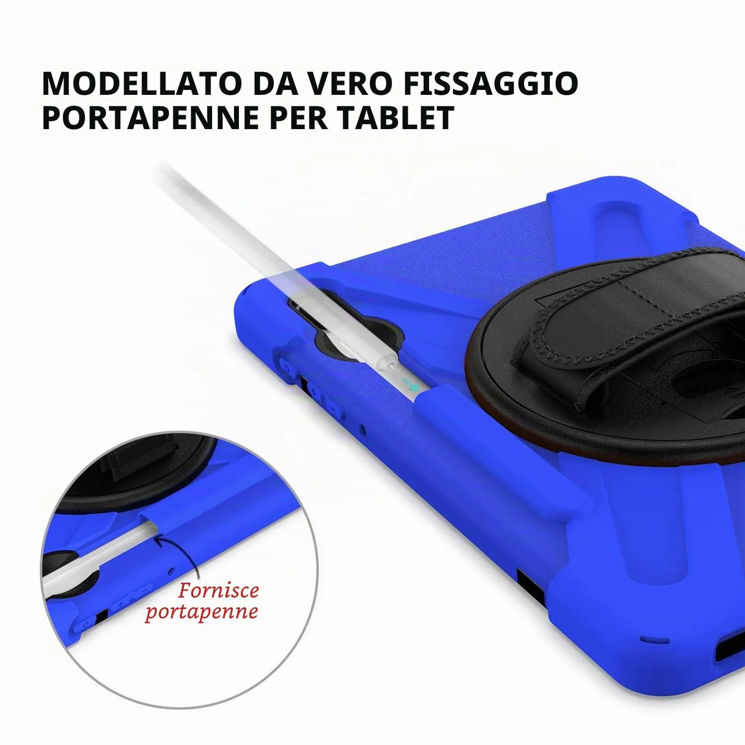 Gerutek Cover per Samsung Galaxy Tab S6 10,5 Pollici 2019, Blu - immagine 7