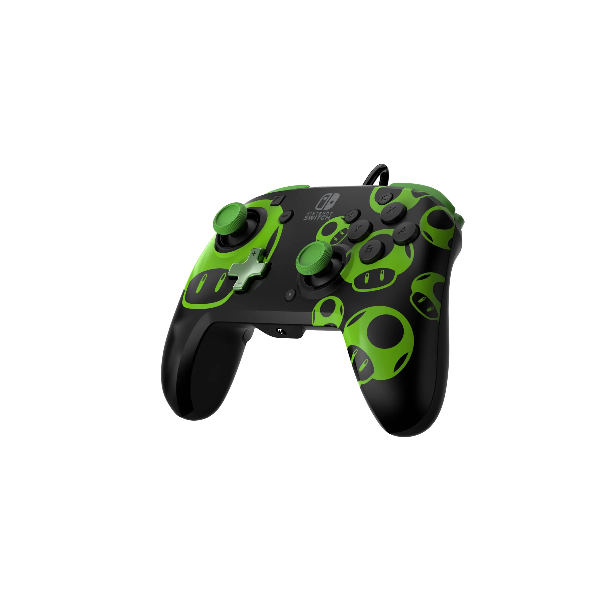 PDP Switch Rematch Cablato Controllore 1 Up Glow In The Dark, Pulsanti, Stick, Grilletti e Paddle Personalizzabili, Controlli Ergonomici - immagine 8