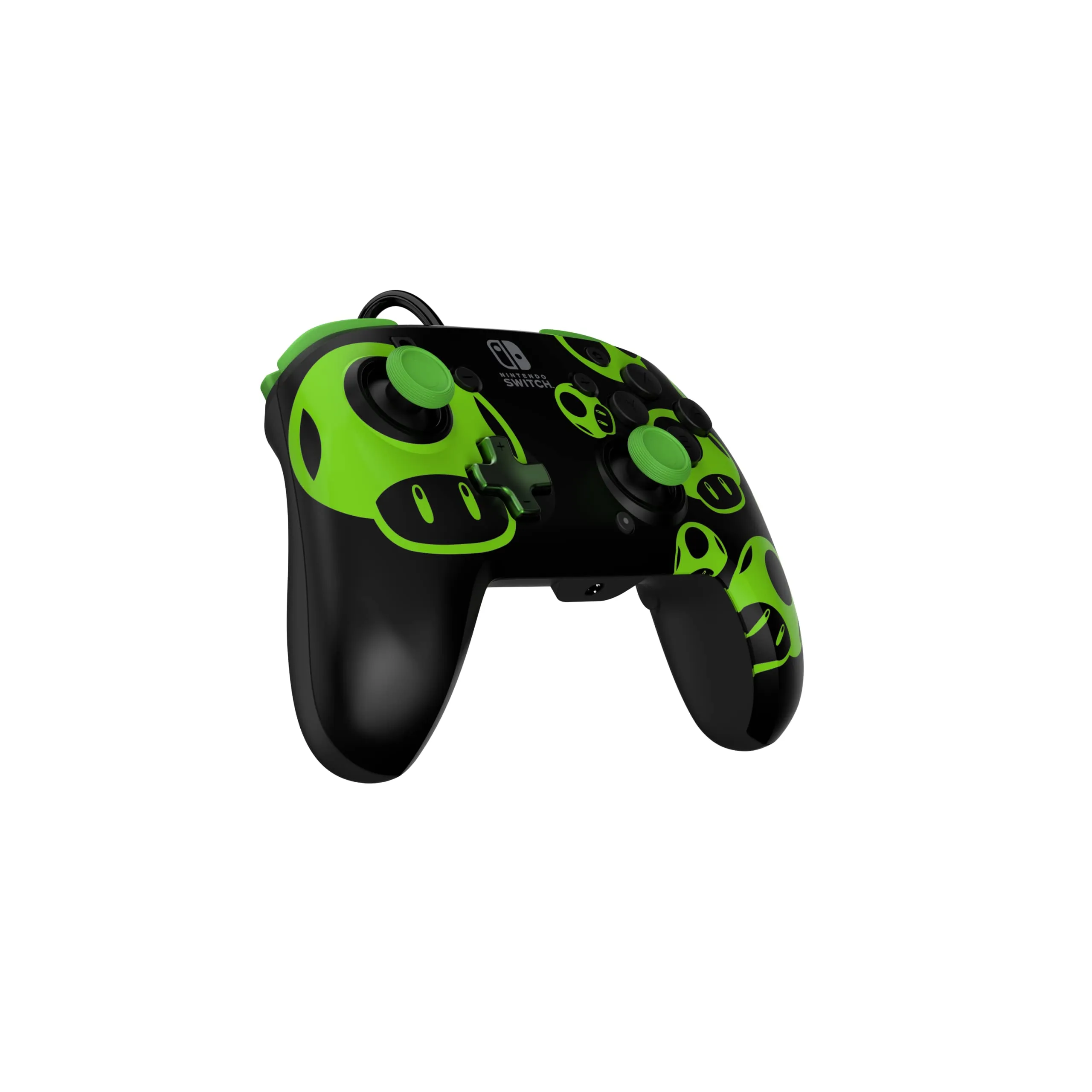 PDP Switch Rematch Cablato Controllore 1 Up Glow In The Dark, Pulsanti, Stick, Grilletti e Paddle Personalizzabili, Controlli Ergonomici - immagine 9