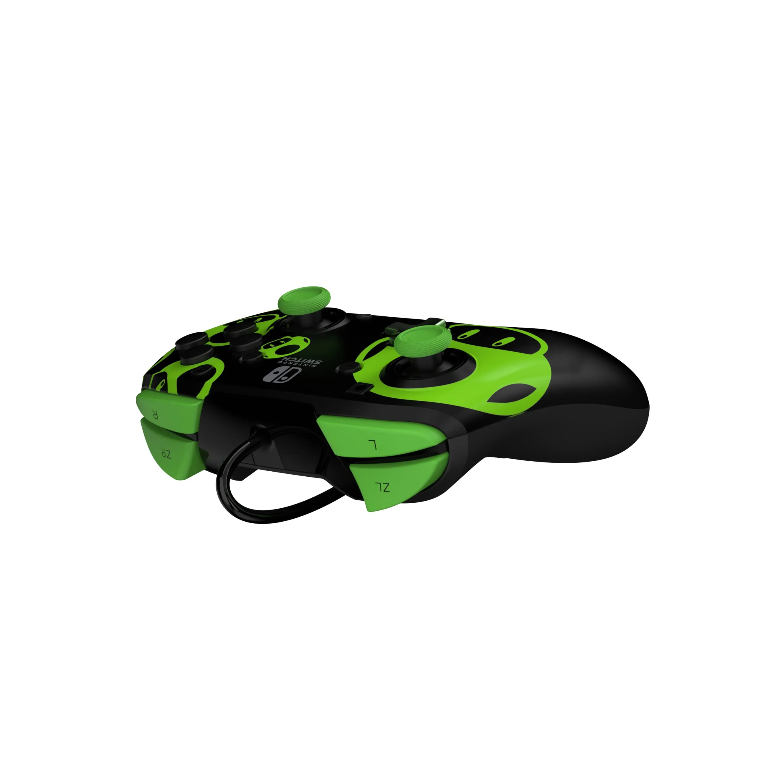 PDP Switch Rematch Cablato Controllore 1 Up Glow In The Dark, Pulsanti, Stick, Grilletti e Paddle Personalizzabili, Controlli Ergonomici - immagine 10