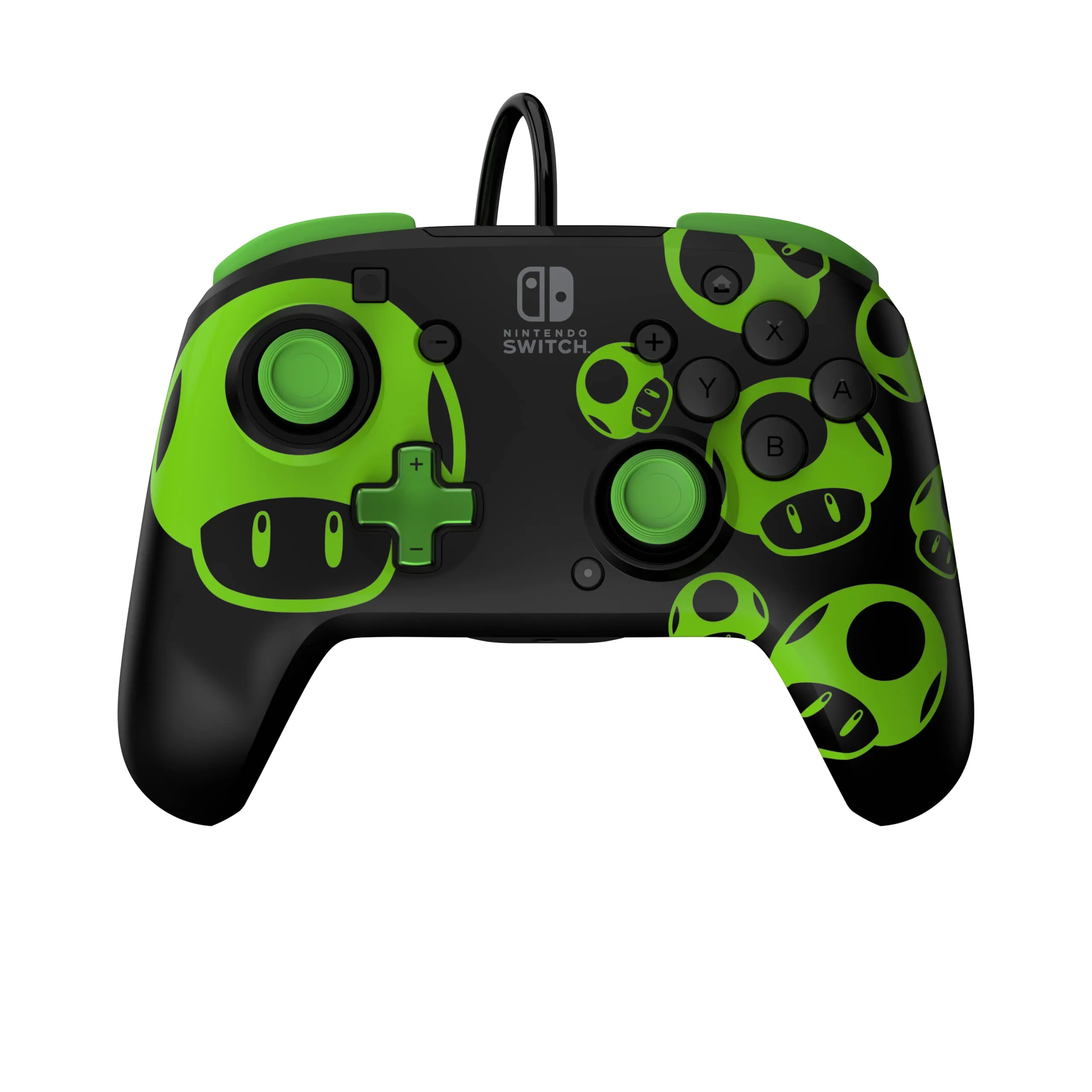 PDP Switch Rematch Cablato Controllore 1 Up Glow In The Dark, Pulsanti, Stick, Grilletti e Paddle Personalizzabili, Controlli Ergonomici - immagine 12
