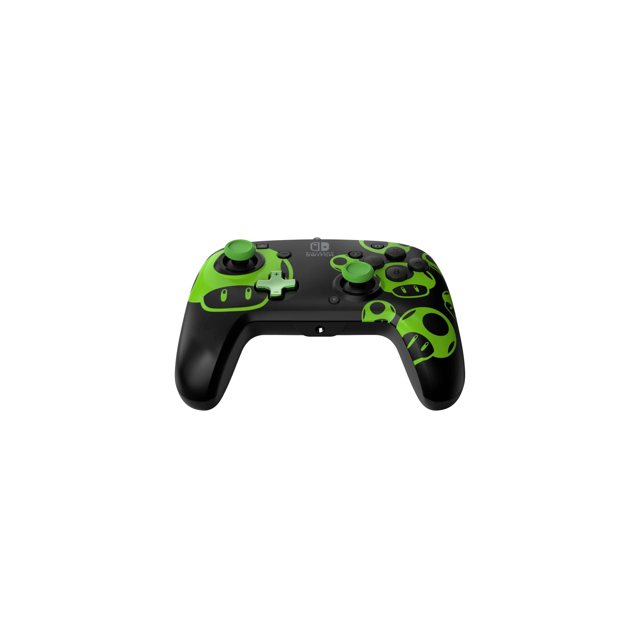 PDP Switch Rematch Cablato Controllore 1 Up Glow In The Dark, Pulsanti, Stick, Grilletti e Paddle Personalizzabili, Controlli Ergonomici - immagine 13