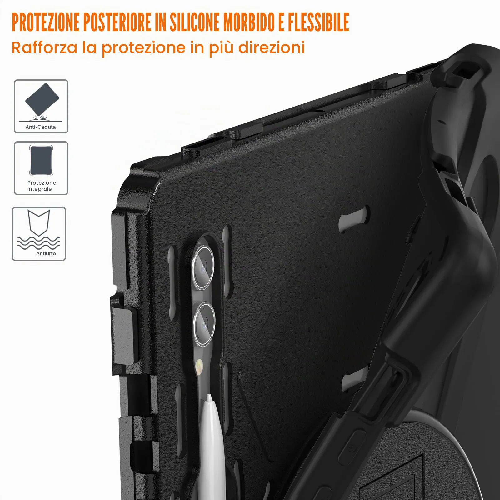 Gerutek Cover per Samsung Galaxy Tab S10 Ultra/S9 Ultra/S8 Ultra 14,6'' - immagine 8