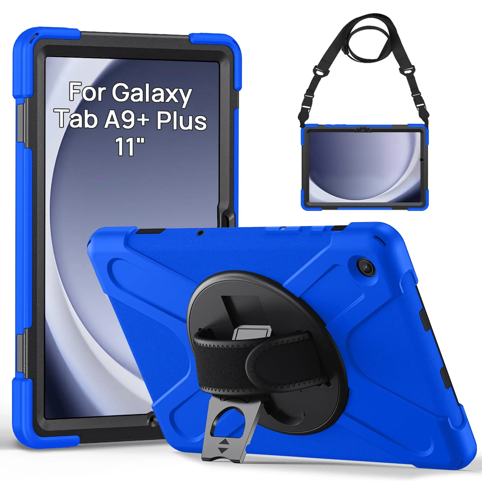 Gerutek Cover per Samsung Galaxy Tab A9+/A9 Plus 11 Pollici 2023, Blu - immagine 1