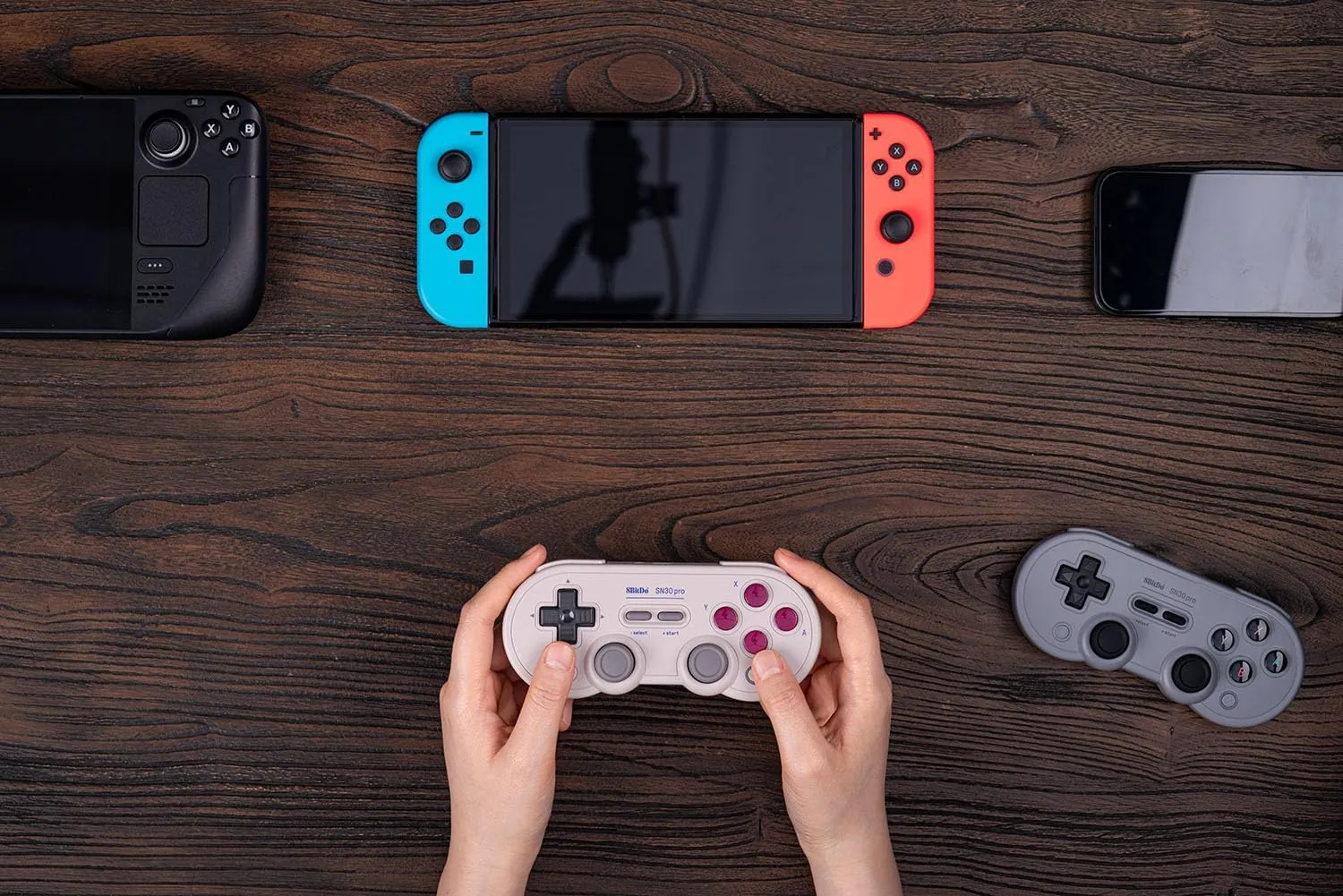 8BitDo SN30 Pro Bluetooth Controller, Hall Effect Joystick Update, Compatible with Switch, PC, macOS, Android, Steam Deck & Raspberry Pi (G Classic) - immagine 6