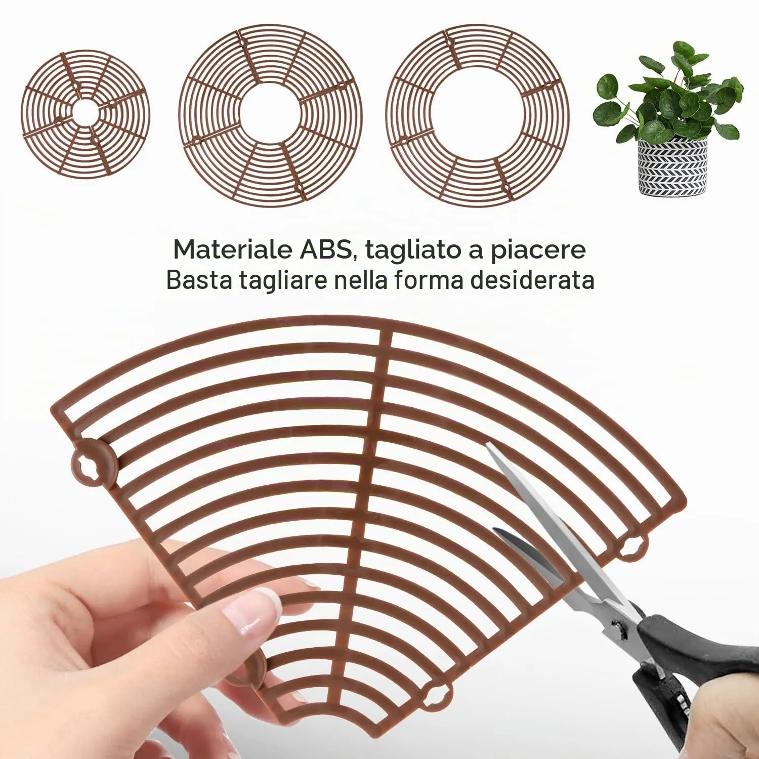 BSTDAYEVER Griglia per Vasi da Fiori Griglia Protezione per Piante 30cm 4Pz - immagine 4