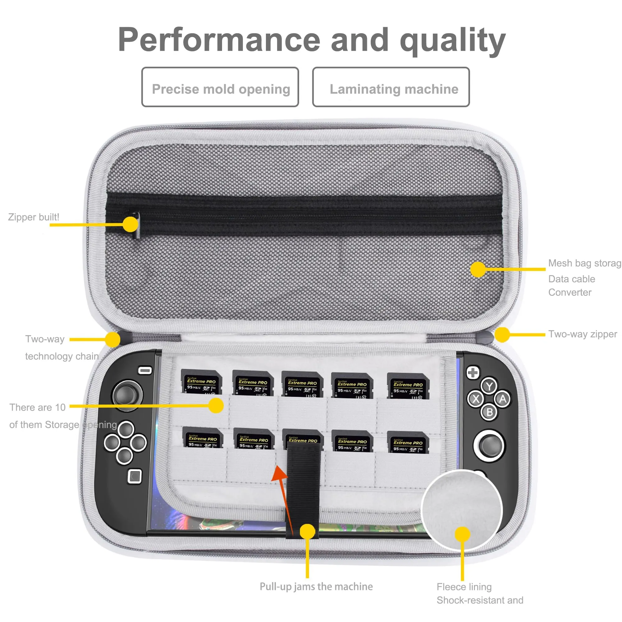 Lemxiee Custodia rigida per Nintendo Switch 2 Cover Accessori con [2 Pezzi] Pellicola Vetro Temperato Protettiva Case - immagine 3