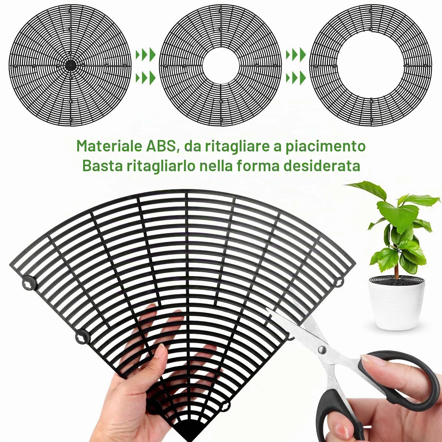 BSTDAYEVER Griglia per Vasi da Fiori Griglia Protezione per Piante 52cm 2Pz - immagine 3