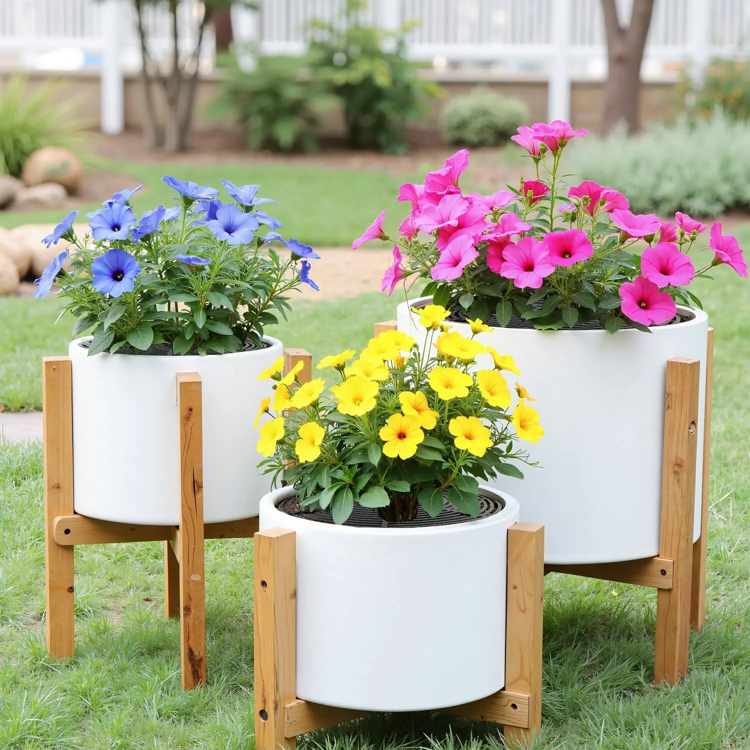 BSTDAYEVER Griglia per Vasi da Fiori Griglia Protezione per Piante 52cm 2Pz - immagine 7