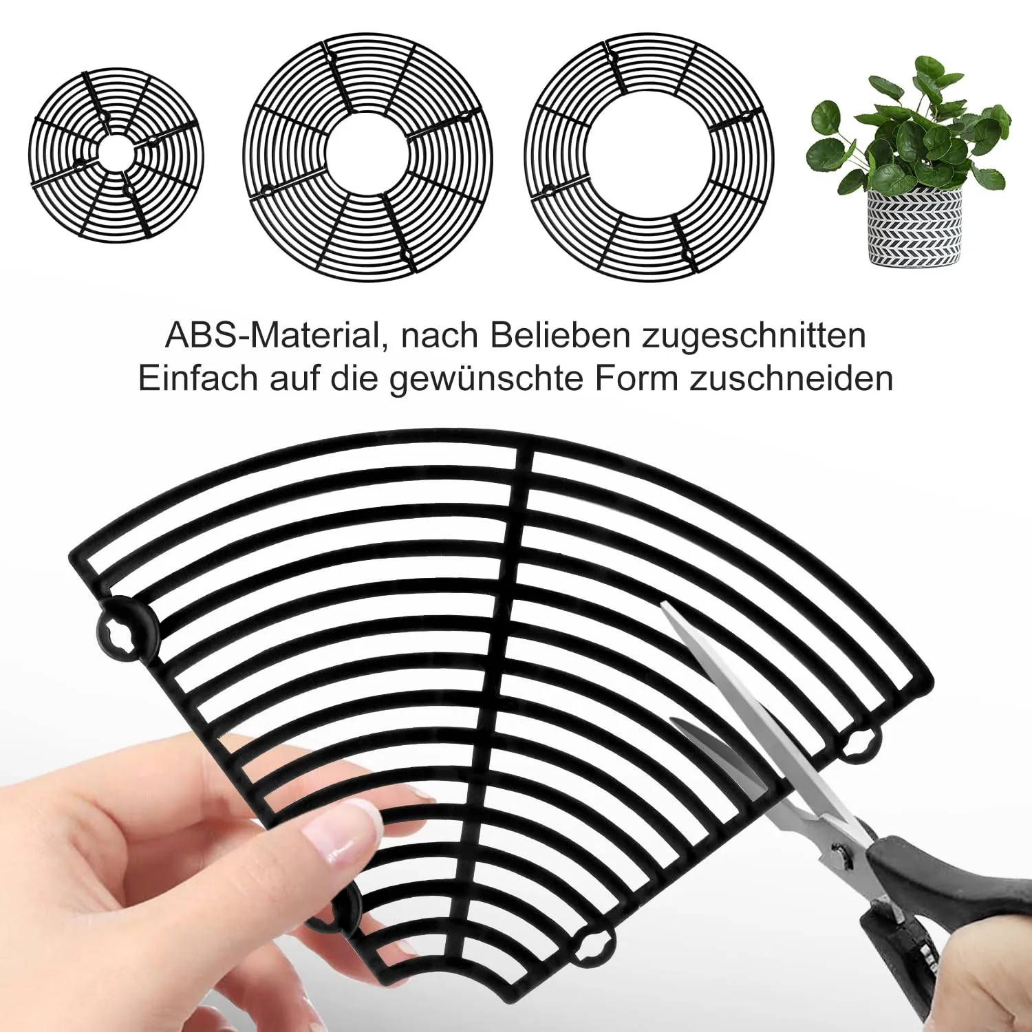 BSTDAYEVER Griglia per Vasi da Fiori Griglia Protezione per Piante 30cm 2Pz - immagine 4