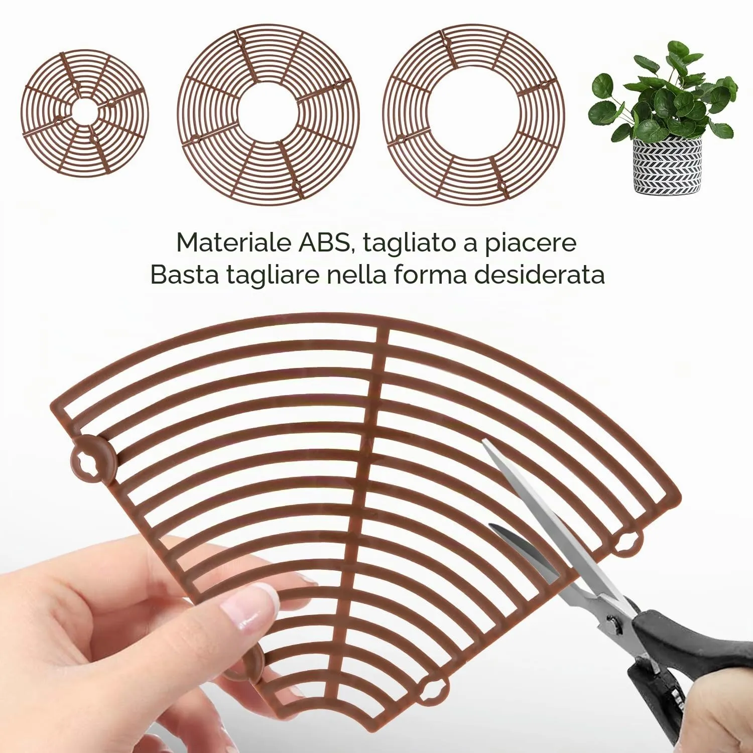 BSTDAYEVER Griglia per Vasi da Fiori Griglia Protezione per Piante 30cm 2Pz - immagine 4