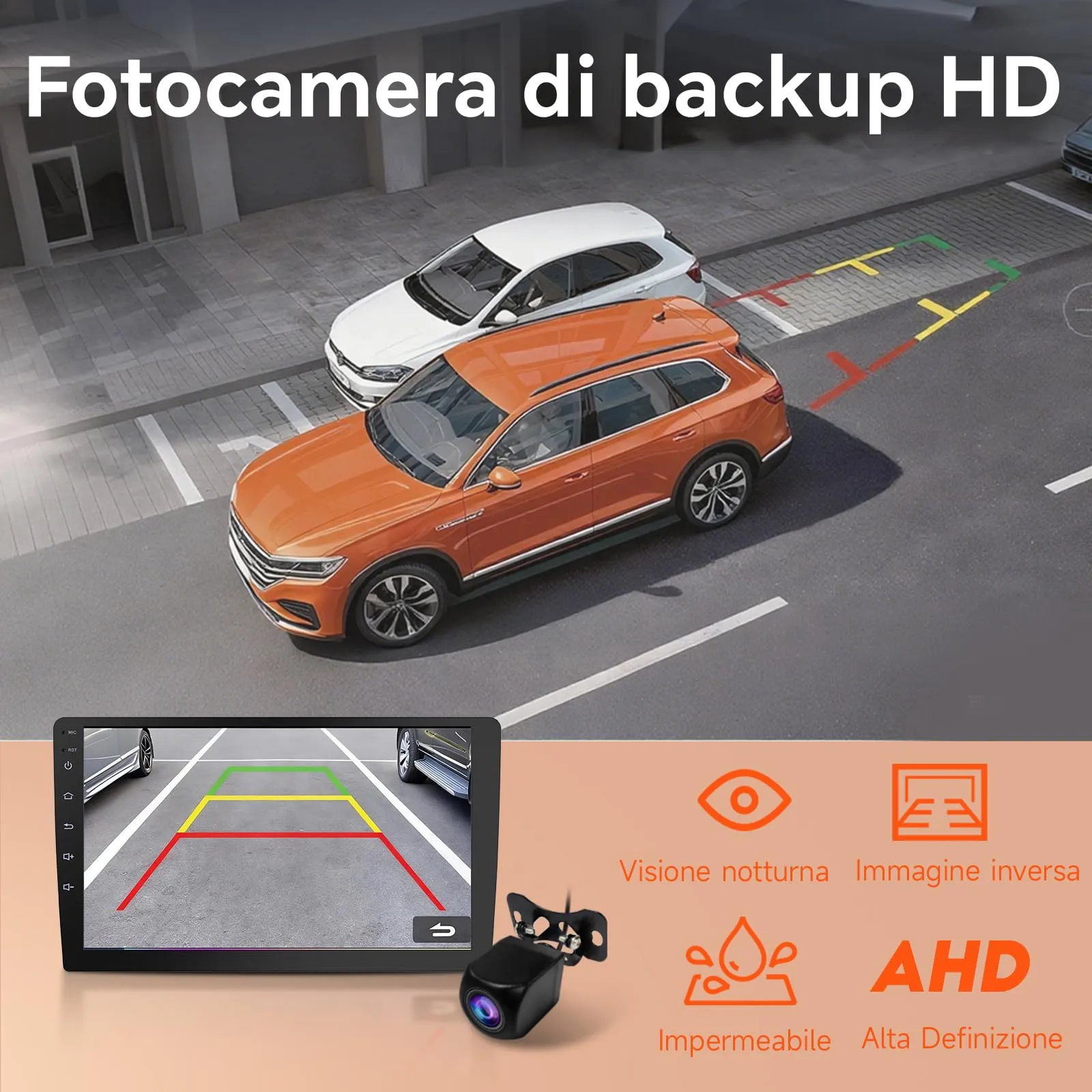 Haudio Autoradio 2 Din con Apple CarPlay e Android Auto, 10,1Pollici IPS Schermo Supporta 25 Set Commutazione UI, Autostereo con Fotocamera Posteriore,Mirror Link,Controllo Vocale, SCW/FM/AM/RDS 2+64G - immagine 8