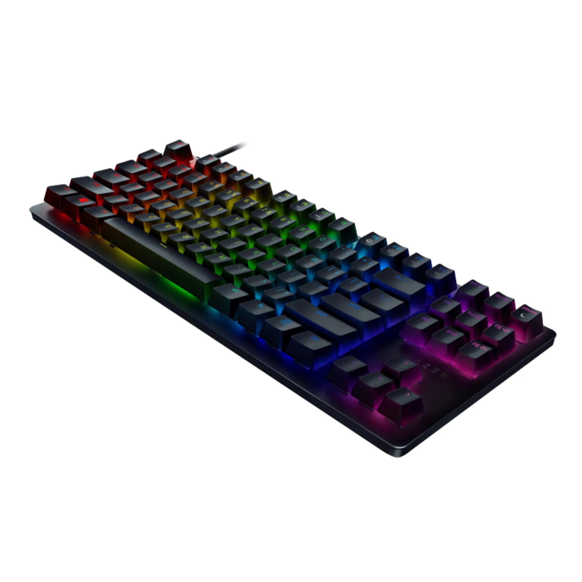 Razer Huntsman Tournament Edition (Interruttore Rosso) - Tastiera da Gioco Senza Dieci Tasti (Tasti Ottico- Lineari, Copri Tasti PBT, cavo USB-C staccabile) Intl. Layout USA (ISO) | Nero - immagine 9