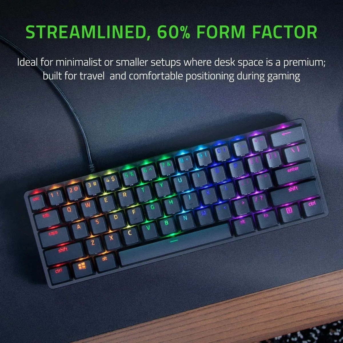 Razer HUNTSMAN MINI ED INTERRUTTORE ROSSO - immagine 3