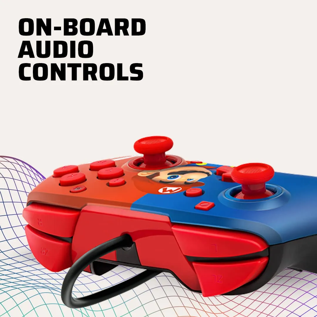 PDP Nintendo Switch Faceoff Deluxe+ Controller Cablato Audio Mario - Nintendo Switch - immagine 3