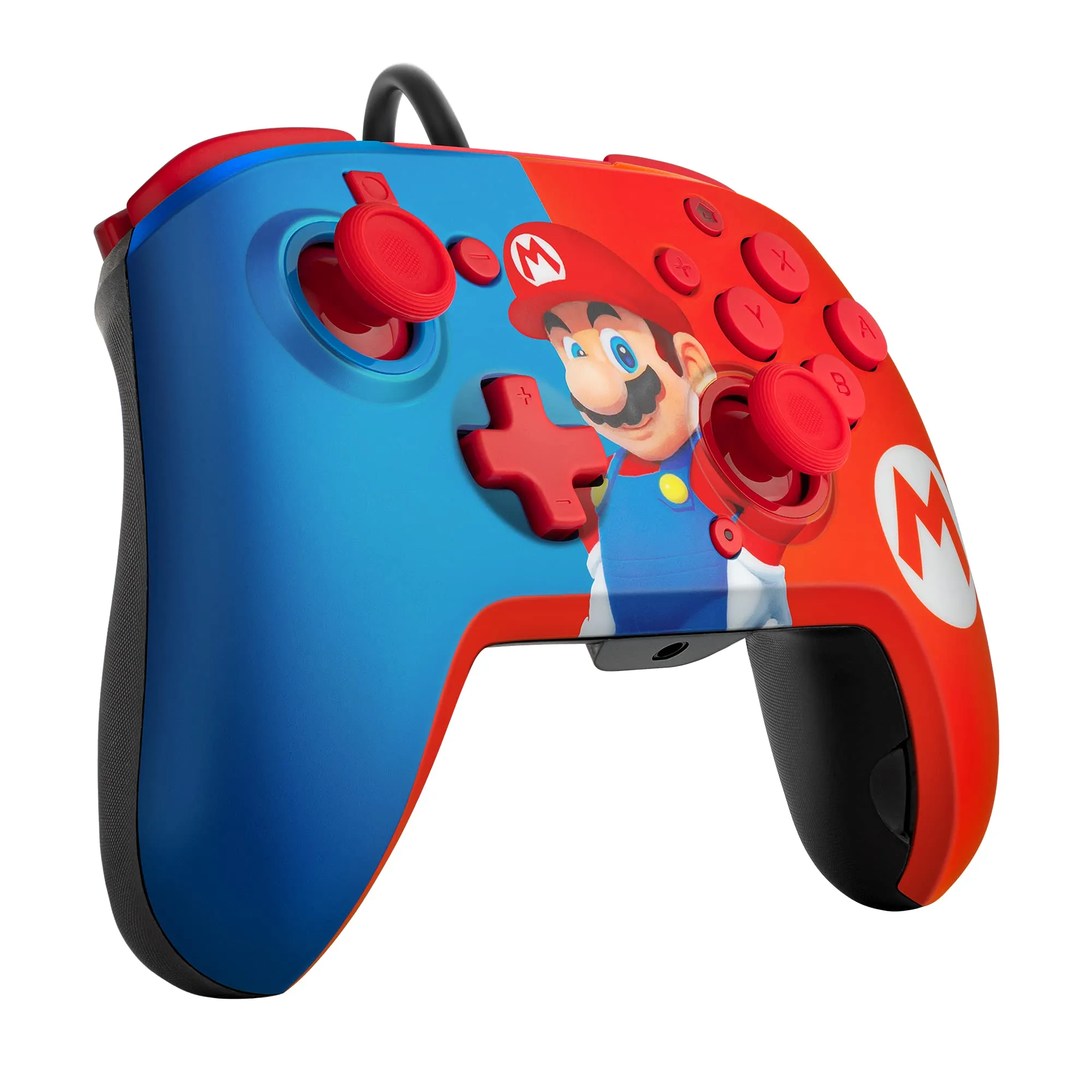 PDP Nintendo Switch Faceoff Deluxe+ Controller Cablato Audio Mario - Nintendo Switch - immagine 9