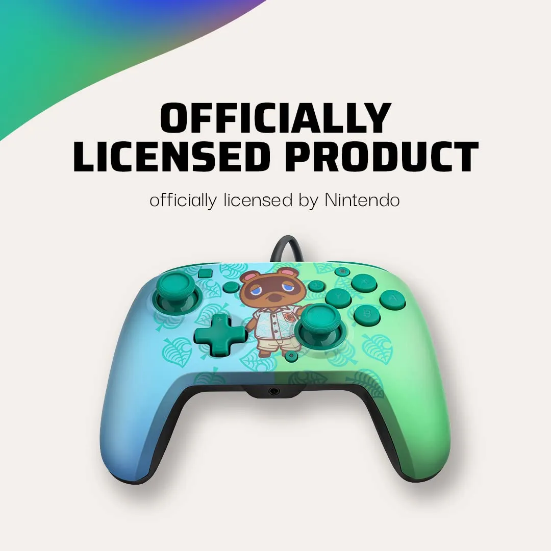 PDP Nintendo Switch Faceoff Deluxe+ Controller Cablato Audio Animal Crossing - Nintendo Switch - immagine 5