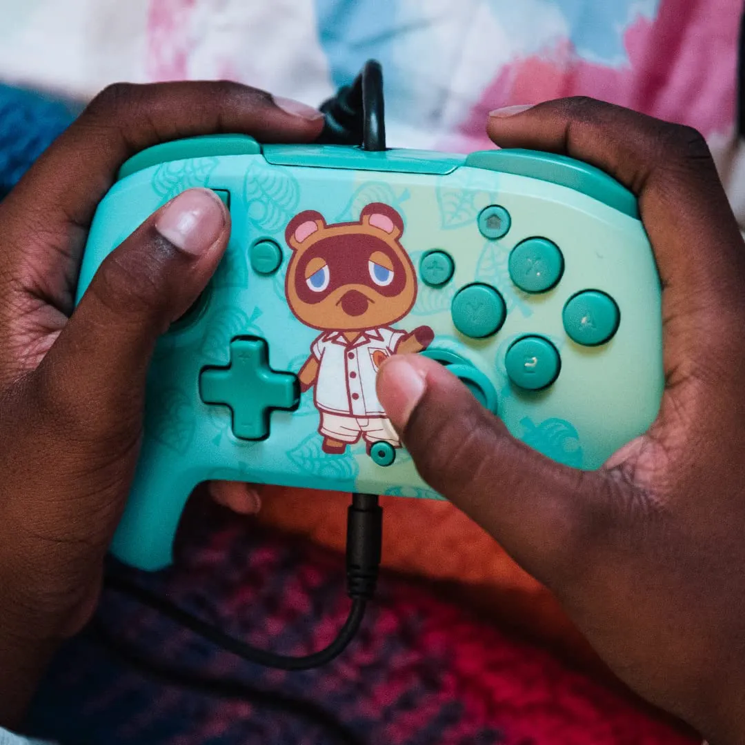 PDP Nintendo Switch Faceoff Deluxe+ Controller Cablato Audio Animal Crossing - Nintendo Switch - immagine 7