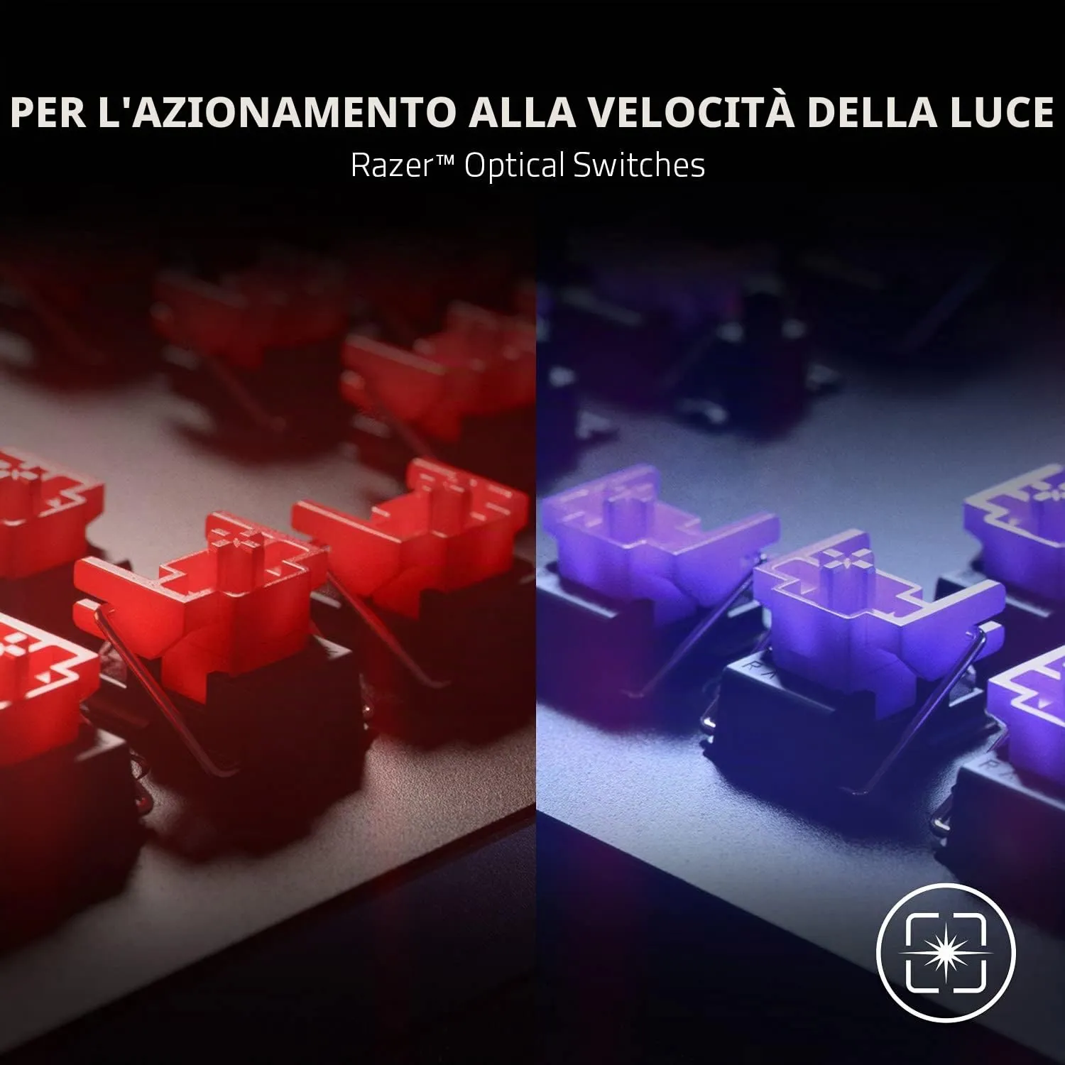 Razer Huntsman V2 Tenkeyless (Interruttore Viola) - Tastiera da Gioco Ottica (Interruttori Ottici a Scatto, Copri Tasti Doubleshot PBT, Poggiapolsi Ergonomico) Layout USA | Nero - immagine 2