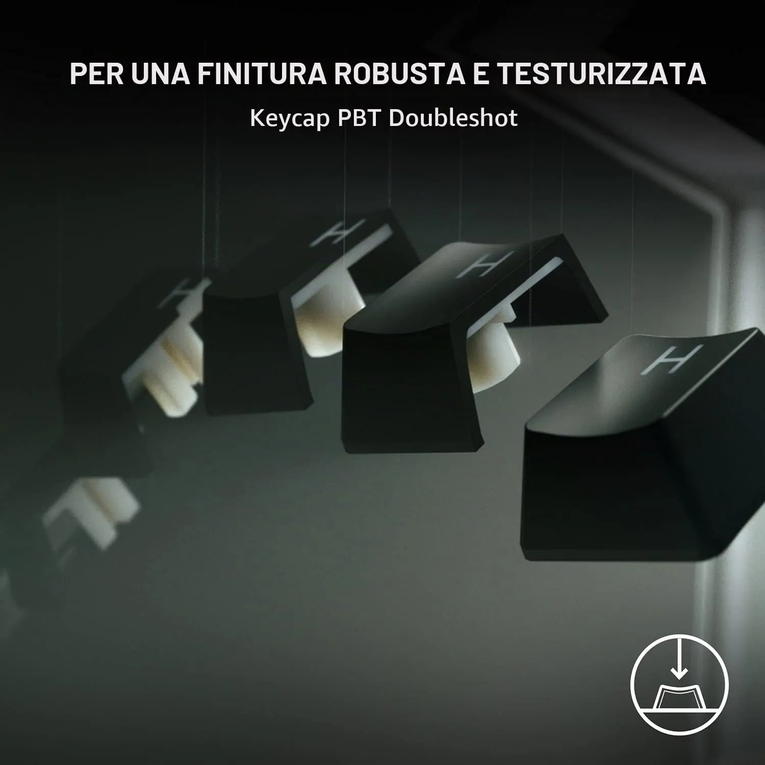 Razer Huntsman V2 Tenkeyless (Interruttore Viola) - Tastiera da Gioco Ottica (Interruttori Ottici a Scatto, Copri Tasti Doubleshot PBT, Poggiapolsi Ergonomico) Layout USA | Nero - immagine 3