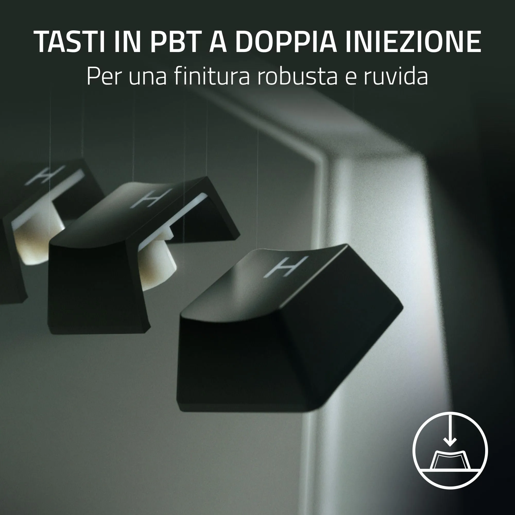 Razer Huntsman V2 (Interruttore Viola) - Tastiera da Gioco Ottica con Bassa Latenza (Interruttori Ottici a Scatto, Copri Tasti Doubleshot PBT, Poggiapolsi Ergonomico) Layout USA | Nero - immagine 4