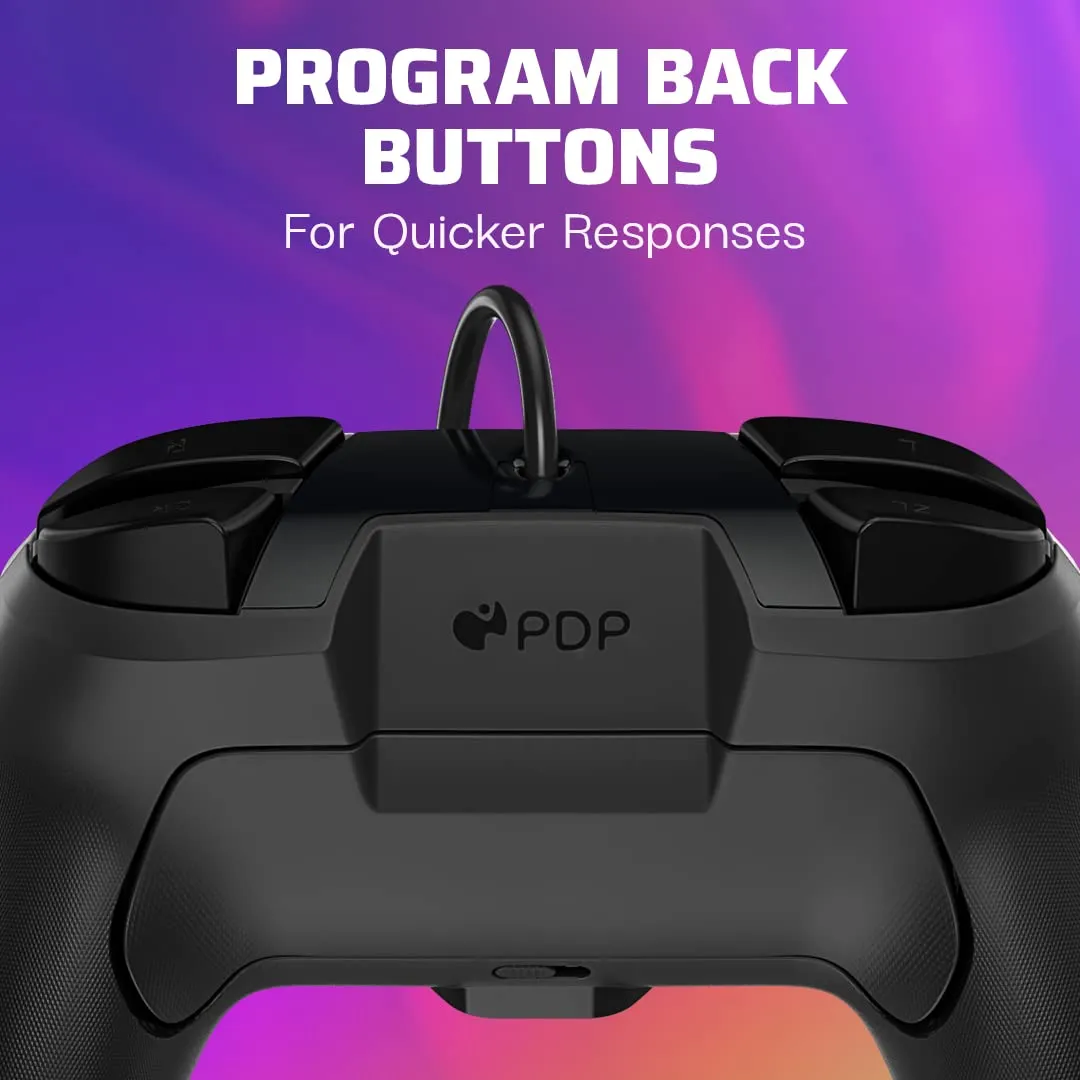 PDP Switch Rematch cablato controller STAR SPECTRUM licenza ufficiale by Nintendo - Customizable buttons, sticks, triggers, and paddles - Ergonomic Controllers - immagine 2