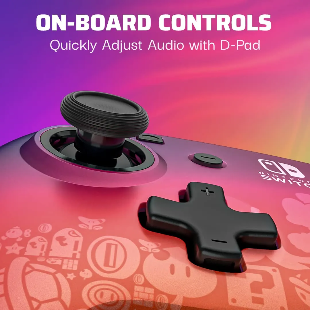 PDP Switch Rematch cablato controller STAR SPECTRUM licenza ufficiale by Nintendo - Customizable buttons, sticks, triggers, and paddles - Ergonomic Controllers - immagine 4