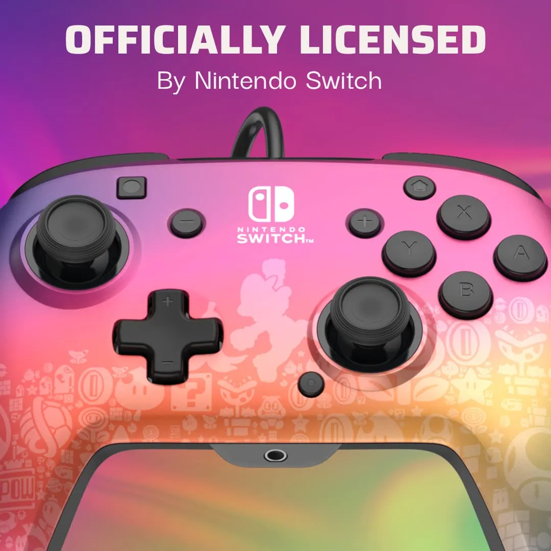 PDP Switch Rematch cablato controller STAR SPECTRUM licenza ufficiale by Nintendo - Customizable buttons, sticks, triggers, and paddles - Ergonomic Controllers - immagine 5