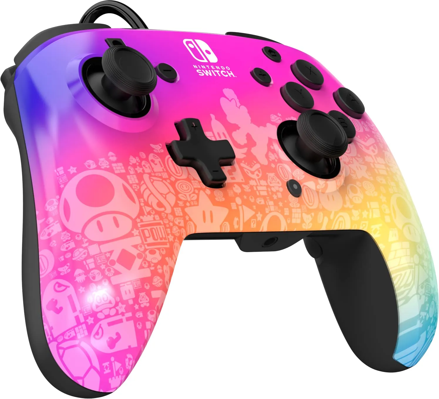 PDP Switch Rematch cablato controller STAR SPECTRUM licenza ufficiale by Nintendo - Customizable buttons, sticks, triggers, and paddles - Ergonomic Controllers - immagine 9