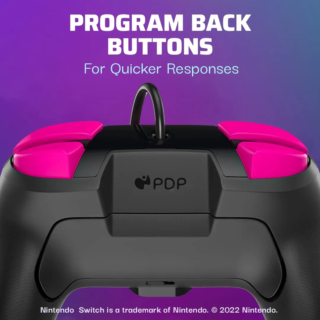 PDP Nintendo Switch Controller with 3.5mm Audio Jack - Compatible with Nintendo Switch/Lite/OLED - REMATCH by PDP - Calamity Ganon - immagine 2