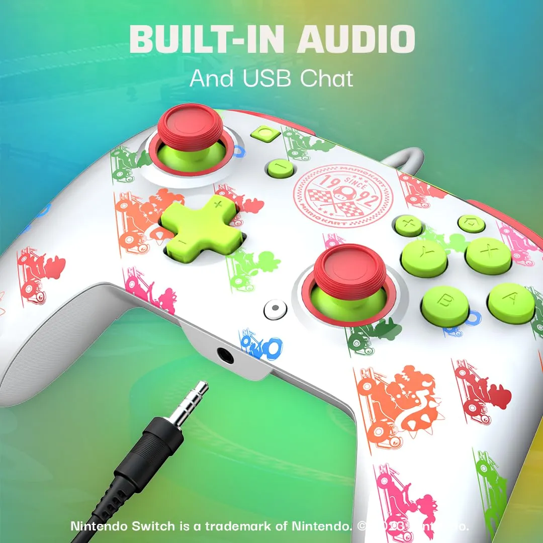 PDP REMATCH Wired Controller Mario Kart Racers Nintendo Switch - immagine 3